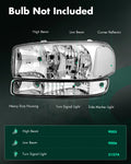 Headlight Set for GMC Sierra 1999–2007 + Bumper Lights Left & Right