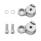 Chrome Passenger Footpegs Peg Mounting Kit for Harley FXDR FXDRS (2019–2024)