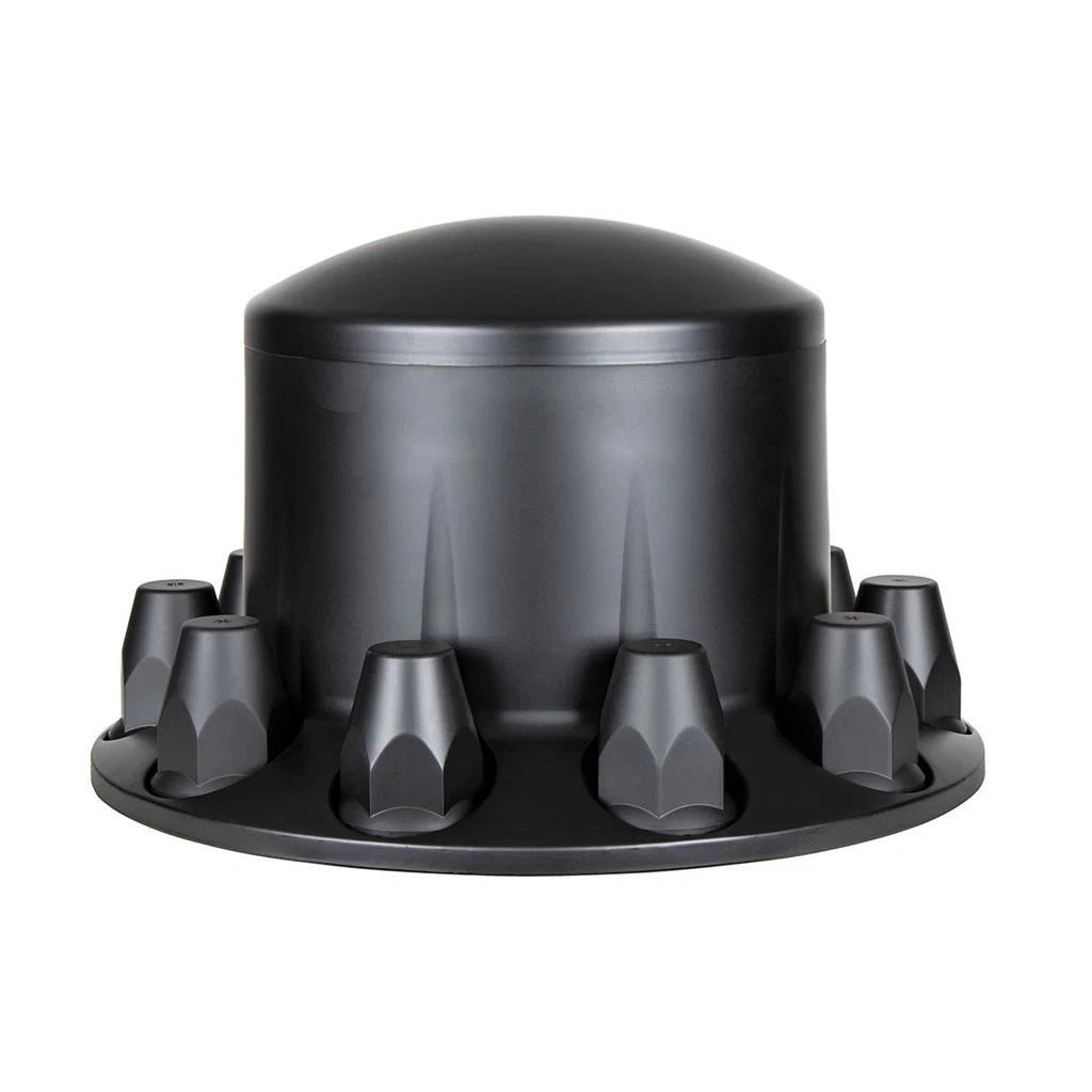 Axle Covers Set for Kenworth Semi Truck Black Standard Hubcaps 33mm (2001–2024)