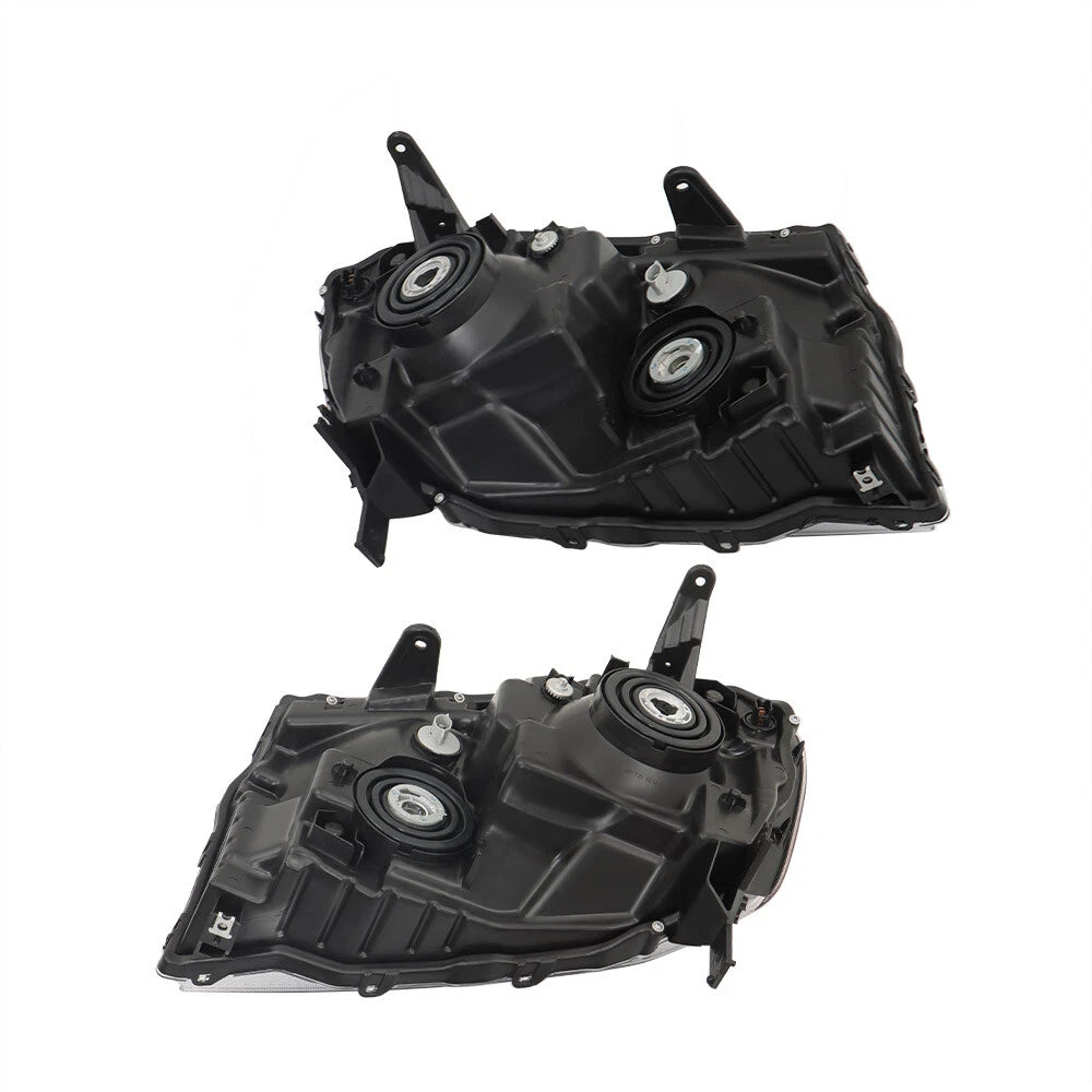 Set of 2 Headlights for Honda Pilot (2012–2015) Halogen Chrome Clear Lens