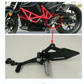 Left Foot Peg Bracket Brake Pedal High Temp Paint for Kawasaki EX 250R