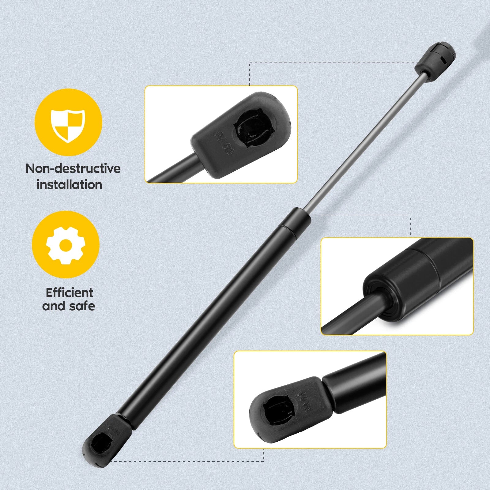 2X Front Hood Lift Supports for Jeep Grand Cherokee (2005–2010)