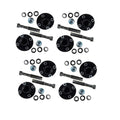 Pack of 8 Trailer Axle Kits for 4 on 4" Bolt Idler Hub & 1" Round BT8 Spindle