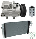 AC Compressor Kit with Condenser for Hyundai Accent 1.6L (2006–2010)