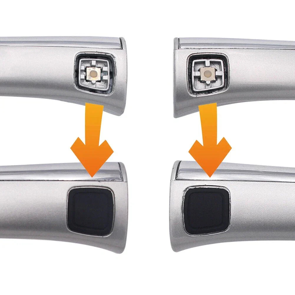 Door Handle Button Cover 2pcs for Mercedes W220 S350 (1998–2005)