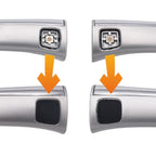 Door Handle Button Cover 2pcs for Mercedes W220 S350 (1998–2005)