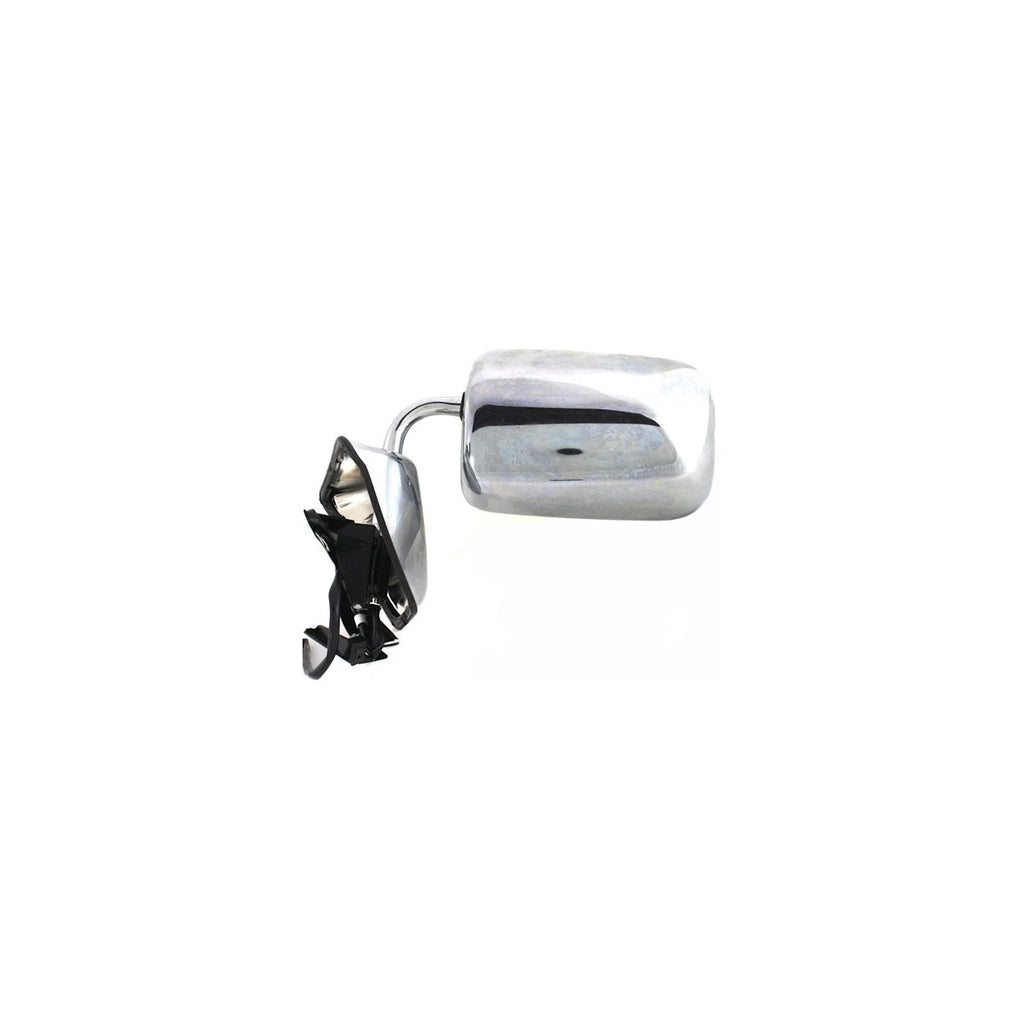 Power Mirror for Dodge Ramcharger (1988–1993) Manual Folding Chrome Front Left