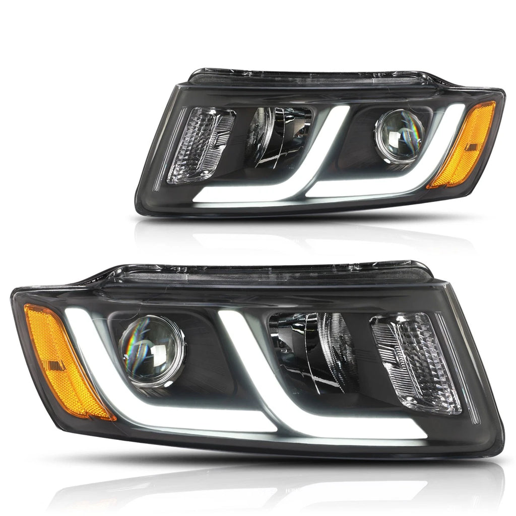 LED DRL Bar Projector Headlights for Jeep Grand Cherokee (2014–2016)