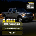 Overhead Console for Ford F250 F350 Super Duty (2002–2004) OEM Part 1-3X