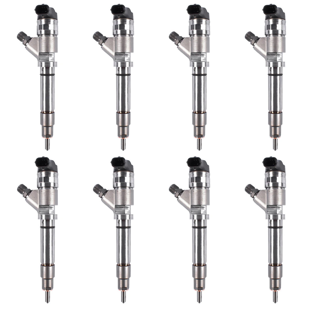 Set of 8 Fuel Injectors for Chevy GMC 6.6L V8 Duramax (2004–2005)