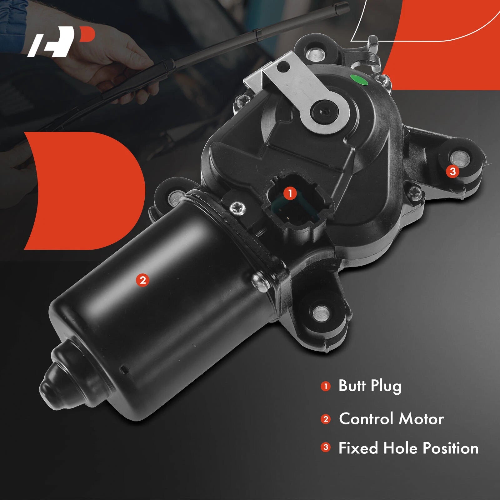 Front Windshield Wiper Motor for Nissan Frontier Pathfinder (2001-2004)