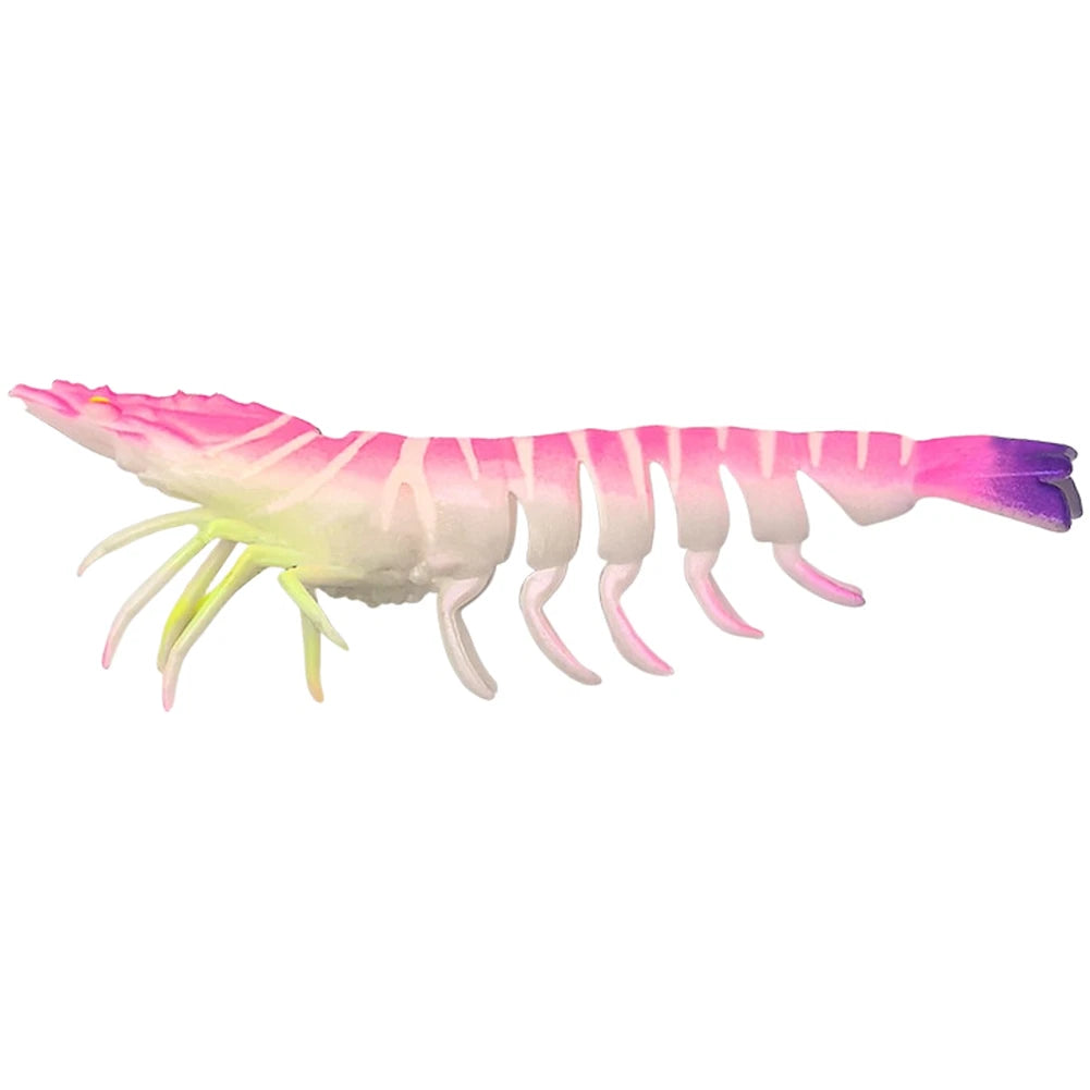 Soft TPE Shrimp Lure 9.5cm with Ballast Weight for Realistic Swim Action