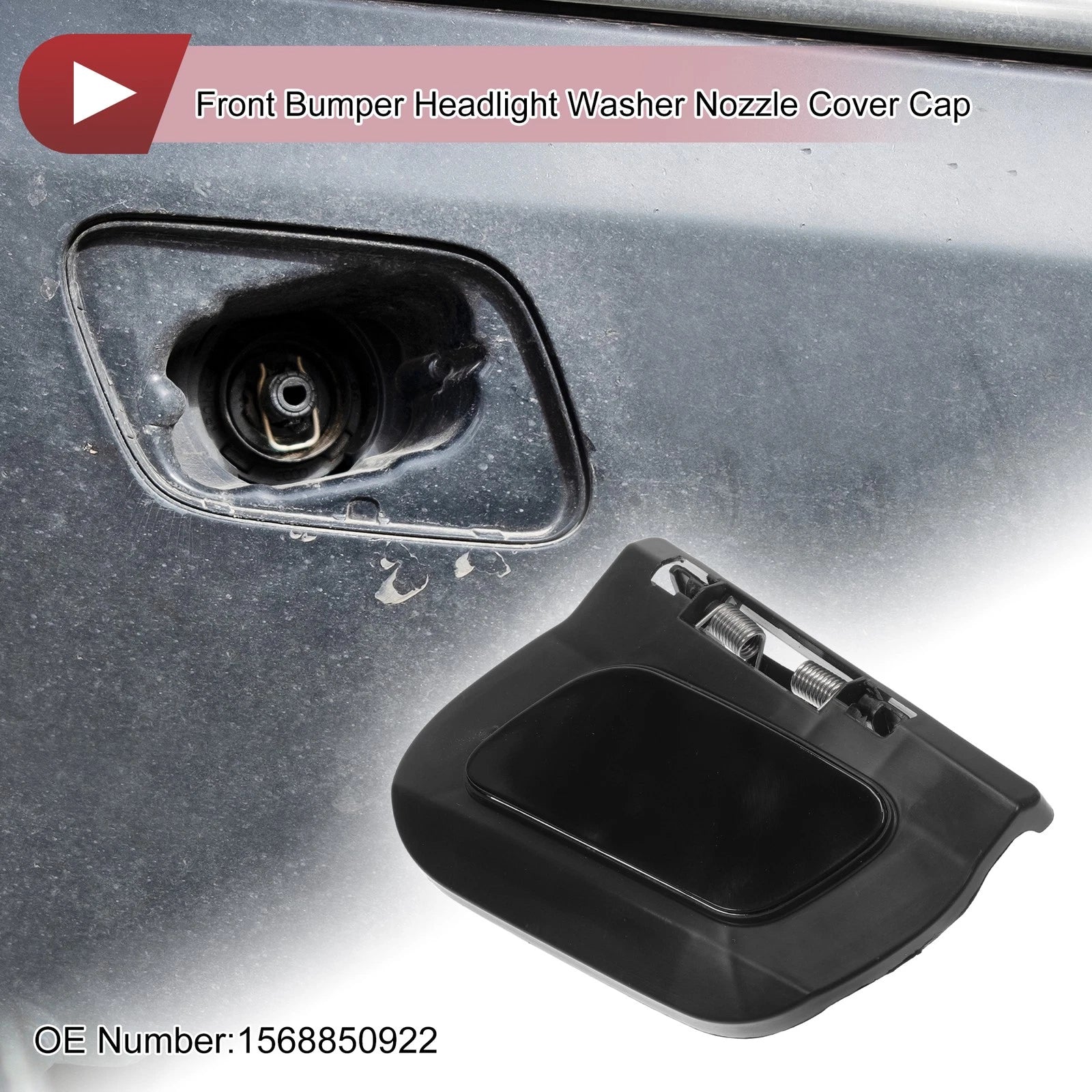 Front Left Washer Nozzle Cover Cap for Mercedes-Benz GLA45 AMG (2015–2019)