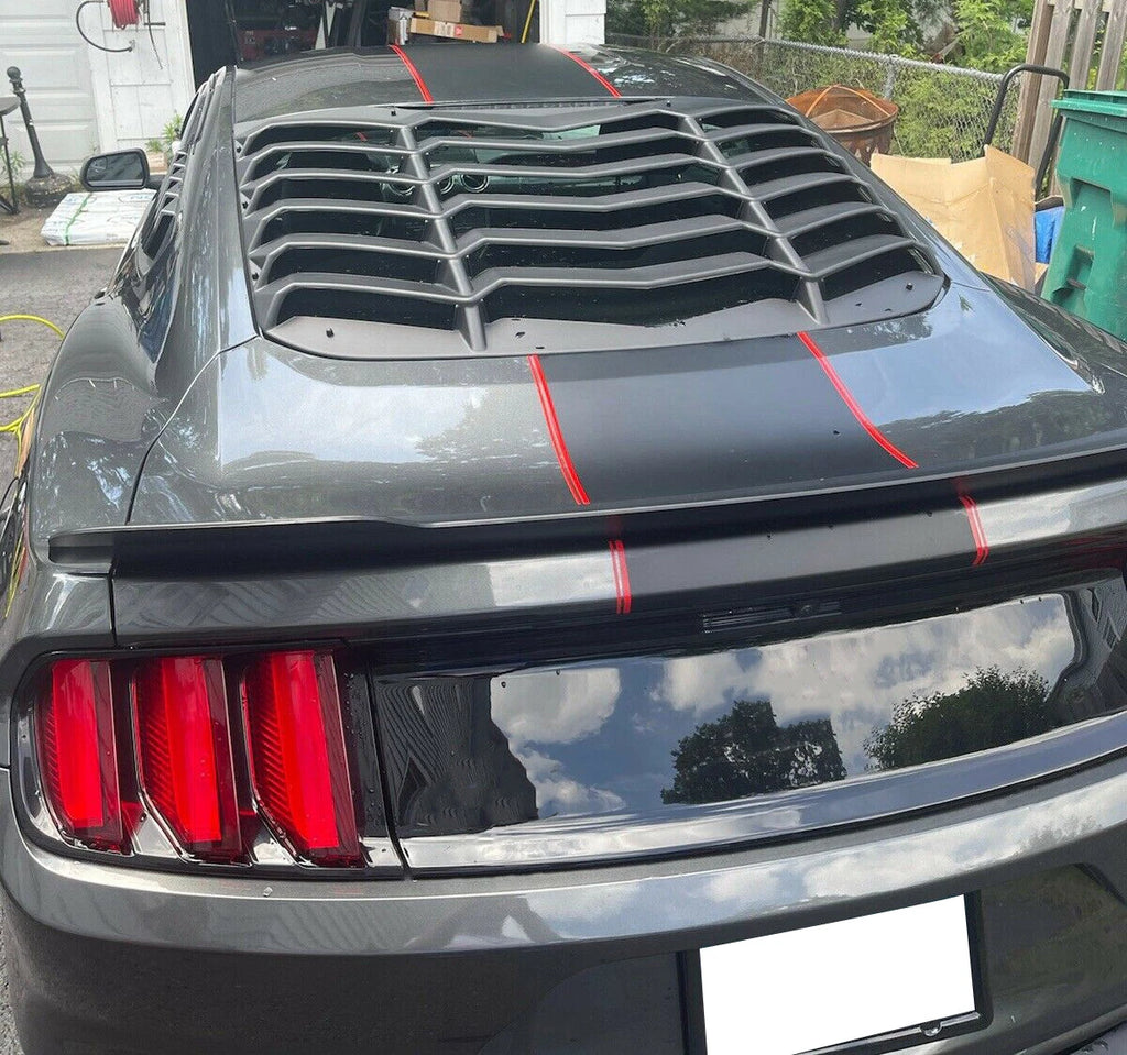 ABS Rear Window Louver Cover Sun Shade for Ford Mustang (2015-2023)