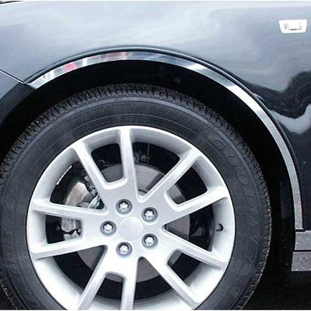 Chrome Fender Trim Cut to Rocker for Chevy Malibu (2008–2012)