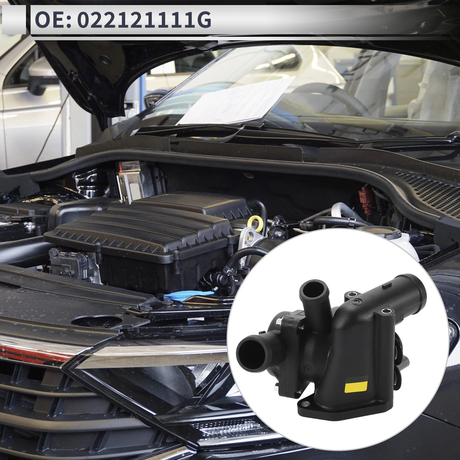 Engine Coolant Thermostat Housing Assembly for Volkswagen Touareg (2004–2007)