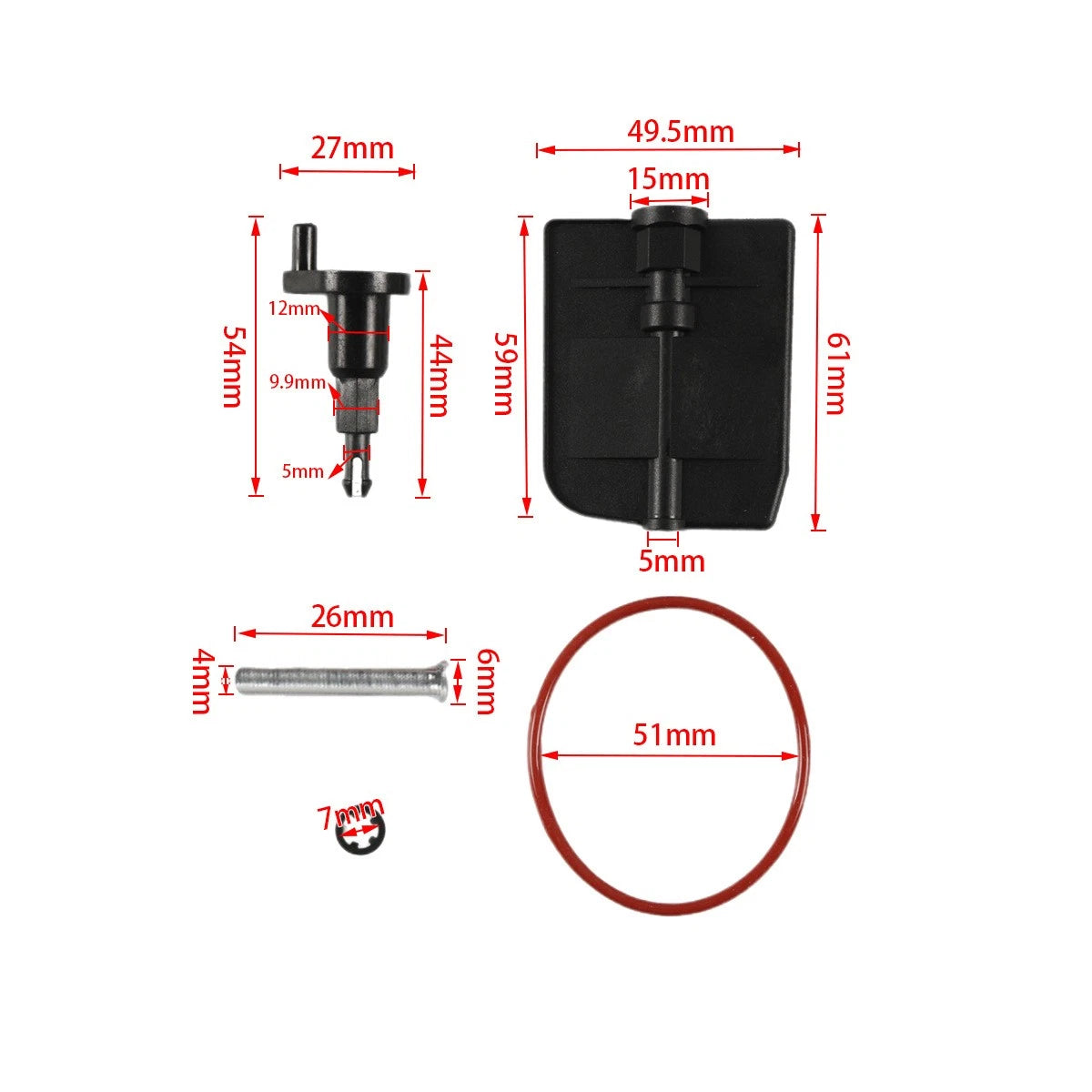 Valve Repair Kit for BMW 5 Series E39 520i (2000–2003) 11617544806