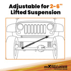 Adjustable Track Bar for Dodge Ram (2003-2013) 2''-6'' Lift