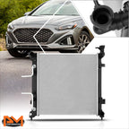 Aluminum Core Radiator DPI-13506 for Hyundai Sonata 2.0T/2.0 Hybrid (2015–2019)