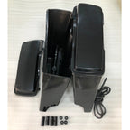 Extended Saddlebags for Harley Road King (1993–2013) - Black 5" Stretched