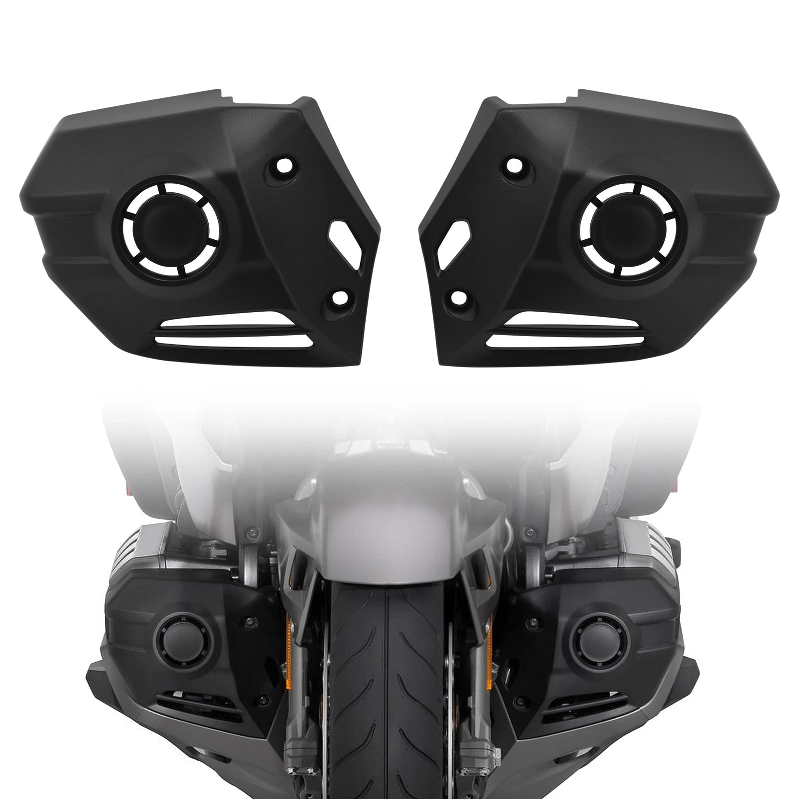 Matte Black Lower Cowl Cover Fairing for Honda Goldwing GL1800 (2018–2023)