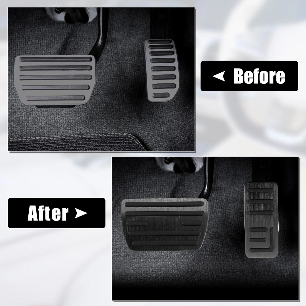2X Non-Slip Metal Foot Pedal Covers for Honda HR-V Vezel RV3 (2014–2021)