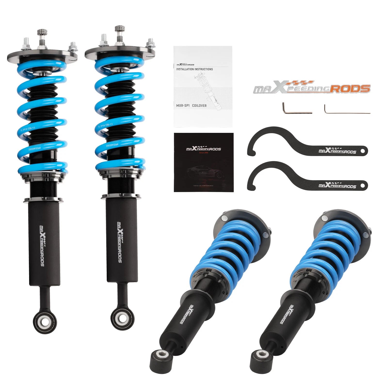 MaXpeedingrods T6 Coilovers 24 Way Damper Lowering Kit for Lexus LS430 (2001–2006)