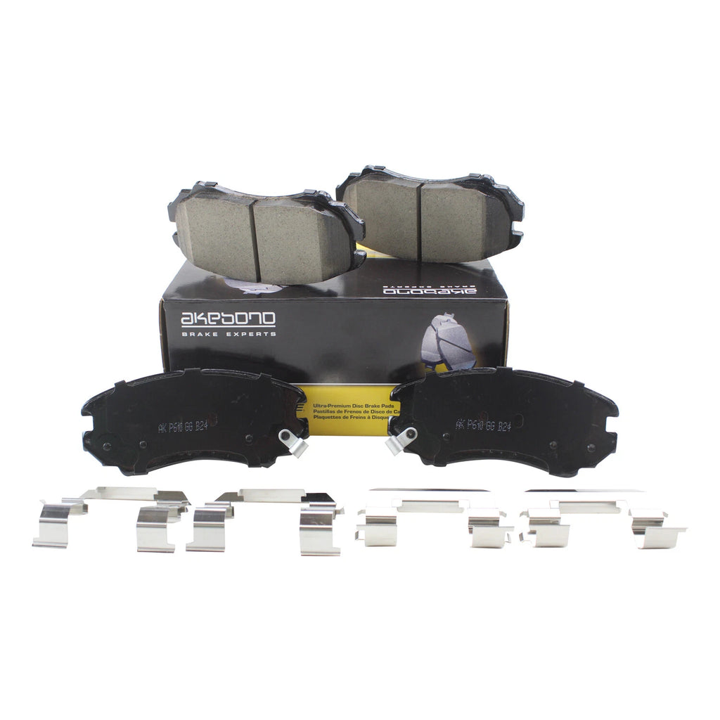 Akebono Performance Front Ceramic Brake Pads for Buick Cadillac Chevy GMC Saab (2000–2023)
