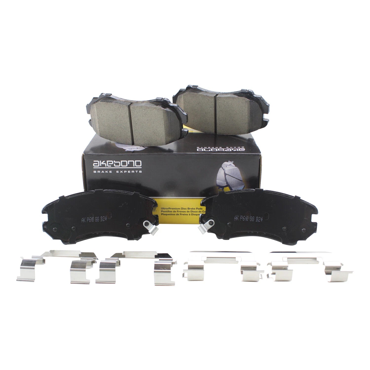 Akebono Performance Front Ceramic Brake Pads for Buick Cadillac Chevy GMC Saab (2000–2023)