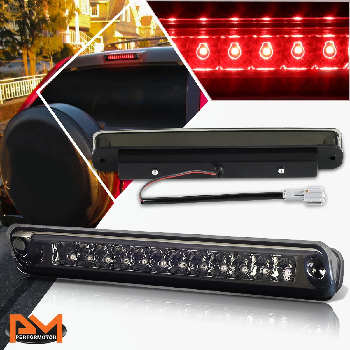 Full LED Third Tail Brake Light for Honda Passport (1994–1997) - Smoked