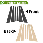 6 x Door Pillar Window Trim for BMW 7 Series (1995-2001)