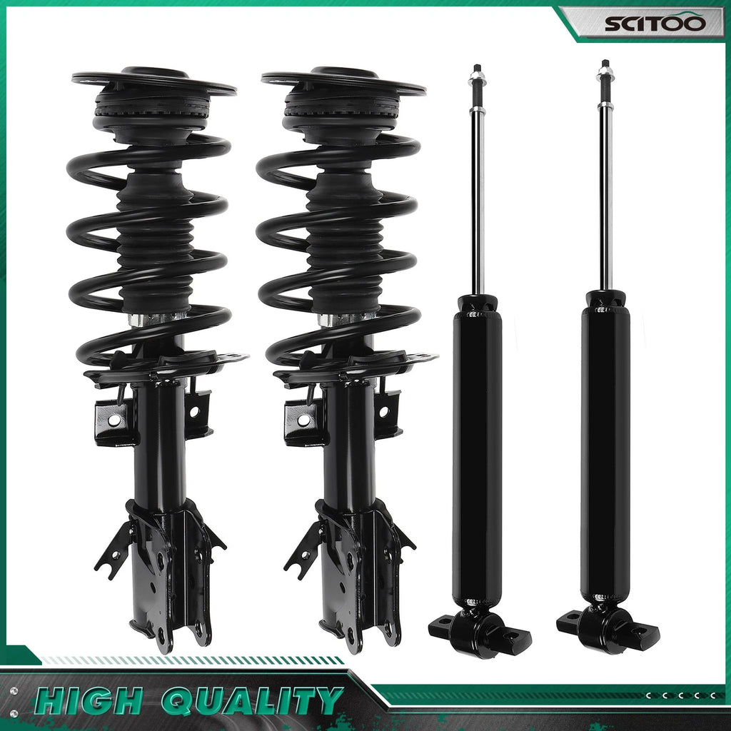 Front Complete Struts & Rear Shocks for Ford Fusion (2013–2020)