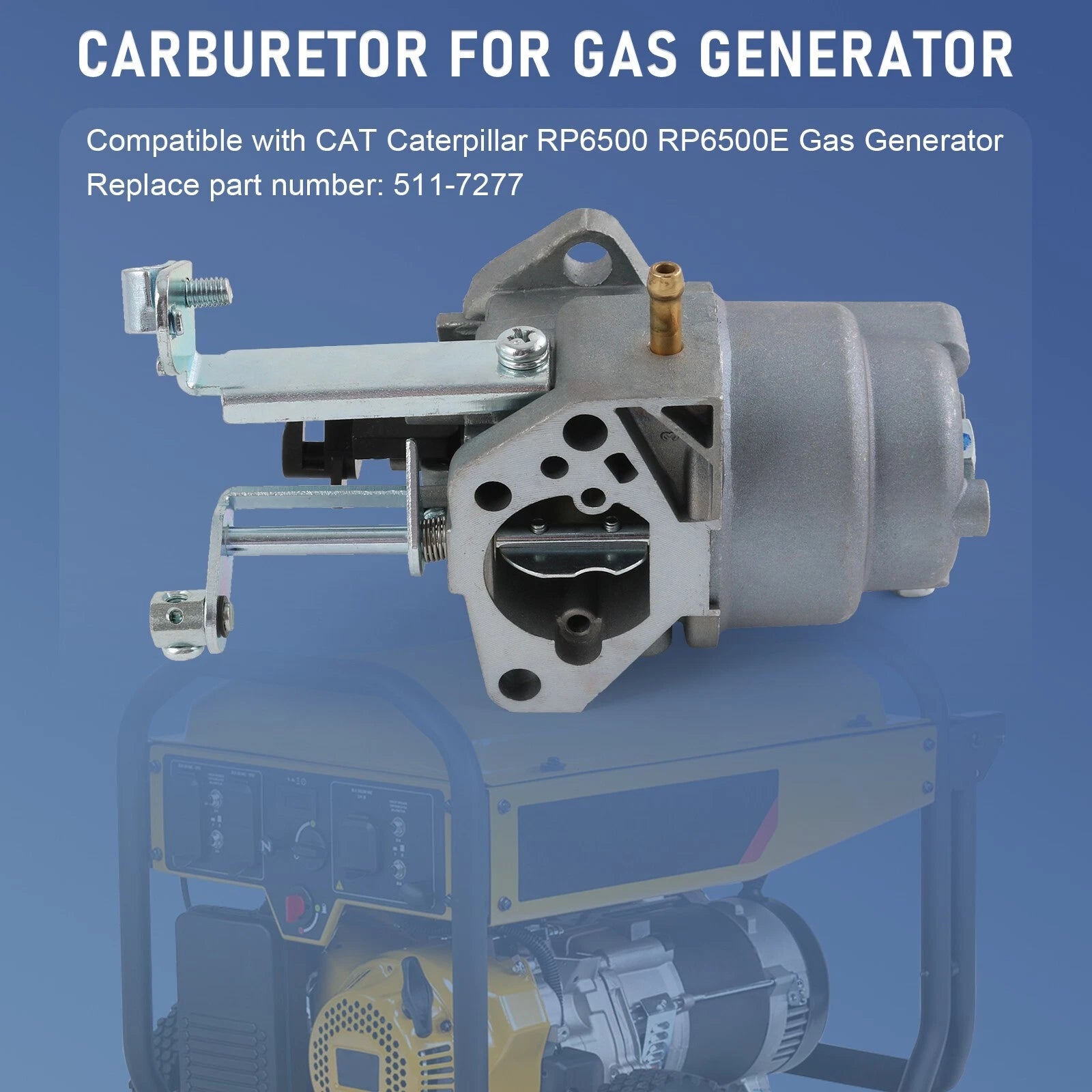 Carburetor and Gasket for CAT RP6500 RP6500E (Gas Generator)