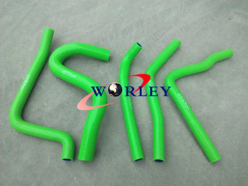 Silicone Radiator Hose for Kawasaki KX250 1990-1993 Black