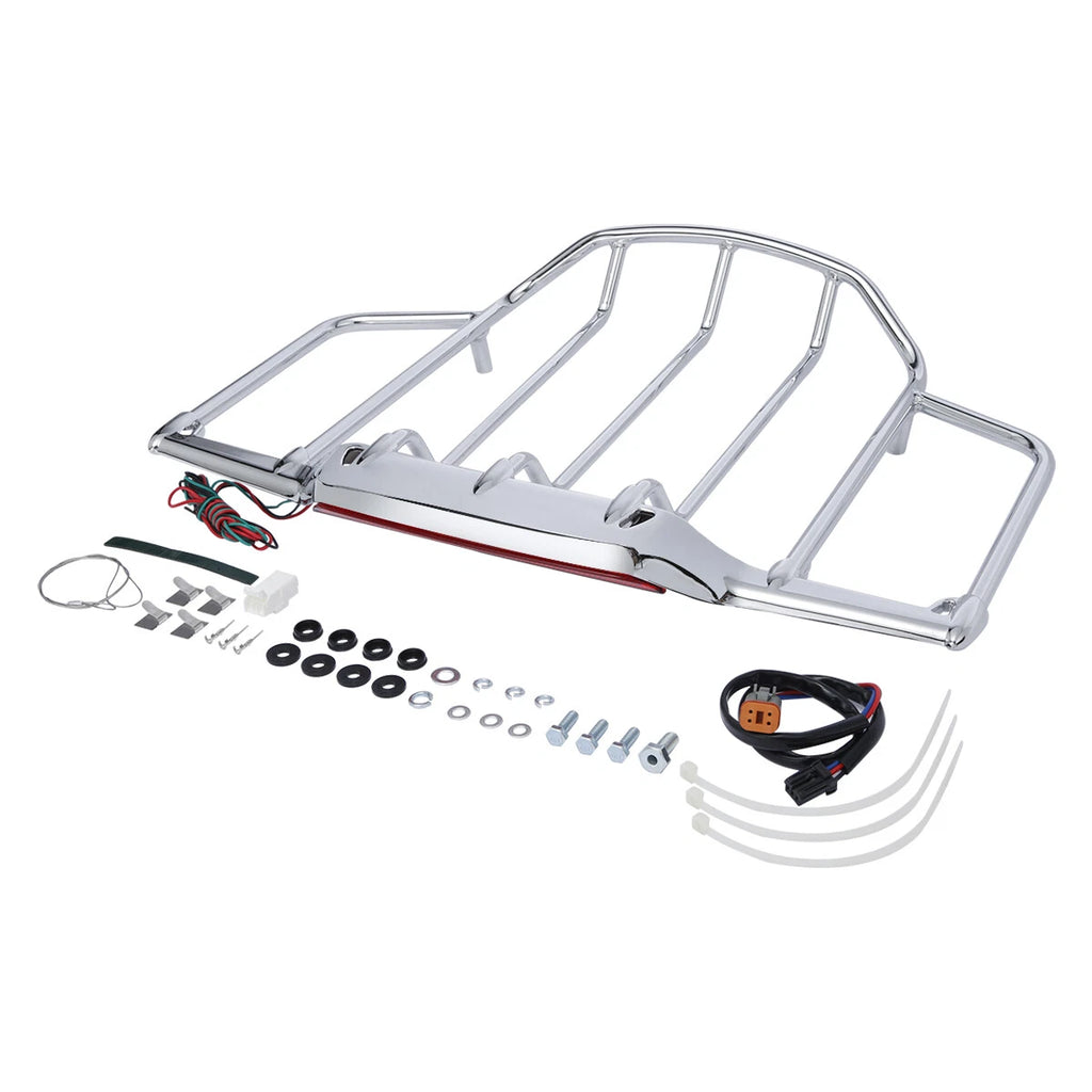 Chrome Trunk Luggage Rack for Harley Electra Glide (1993–2013)