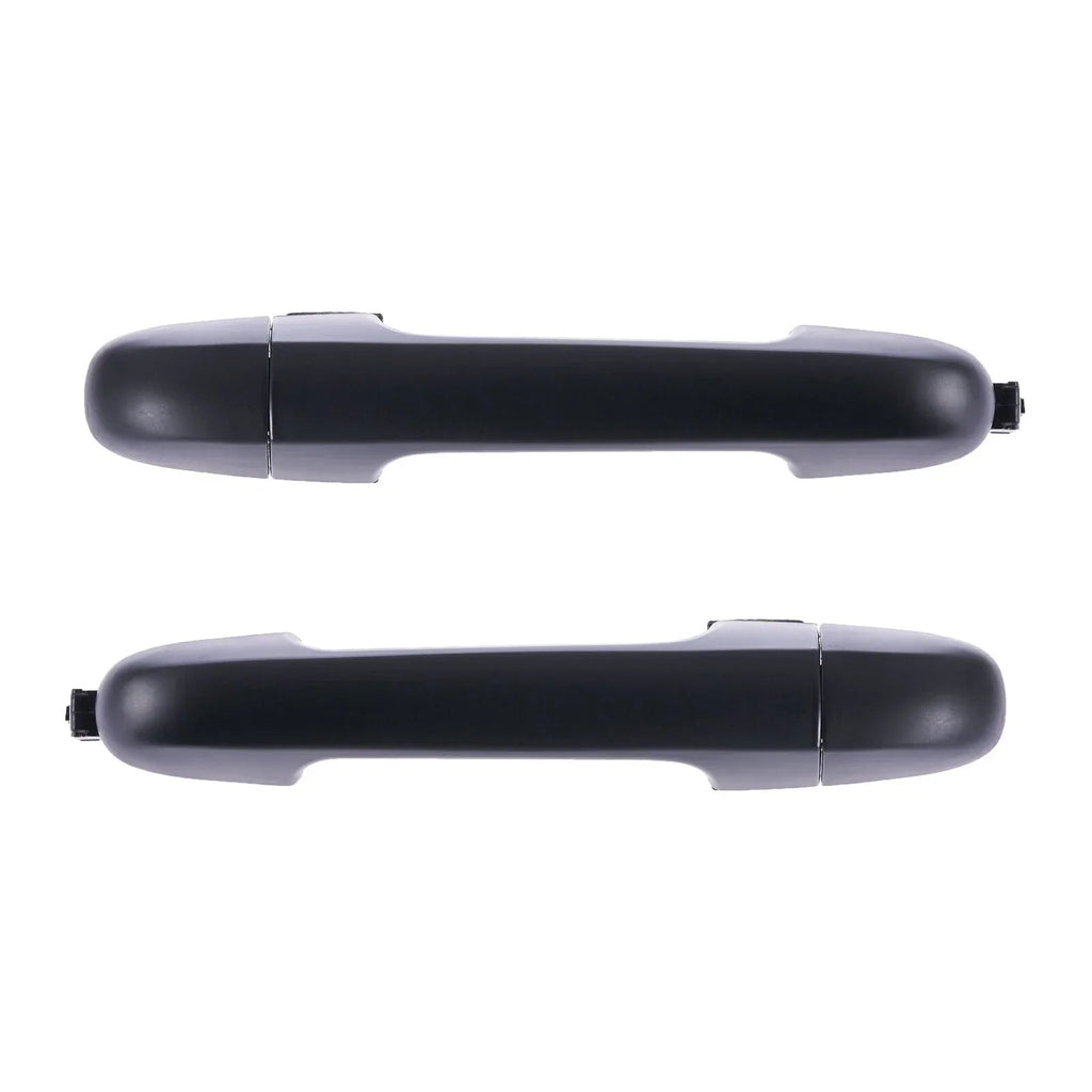 Door Handle Outer Set of 2 Black Rear Left & Right for Hyundai i30 (2007–2012)