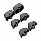 6 x Black Control Switch Button Cover Caps for Harley Dyna Softail XL (2011-2016)