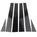 Set of 6 Pillar Posts Door Trim Black Cover Kit for Toyota Sienna (2004–2010)