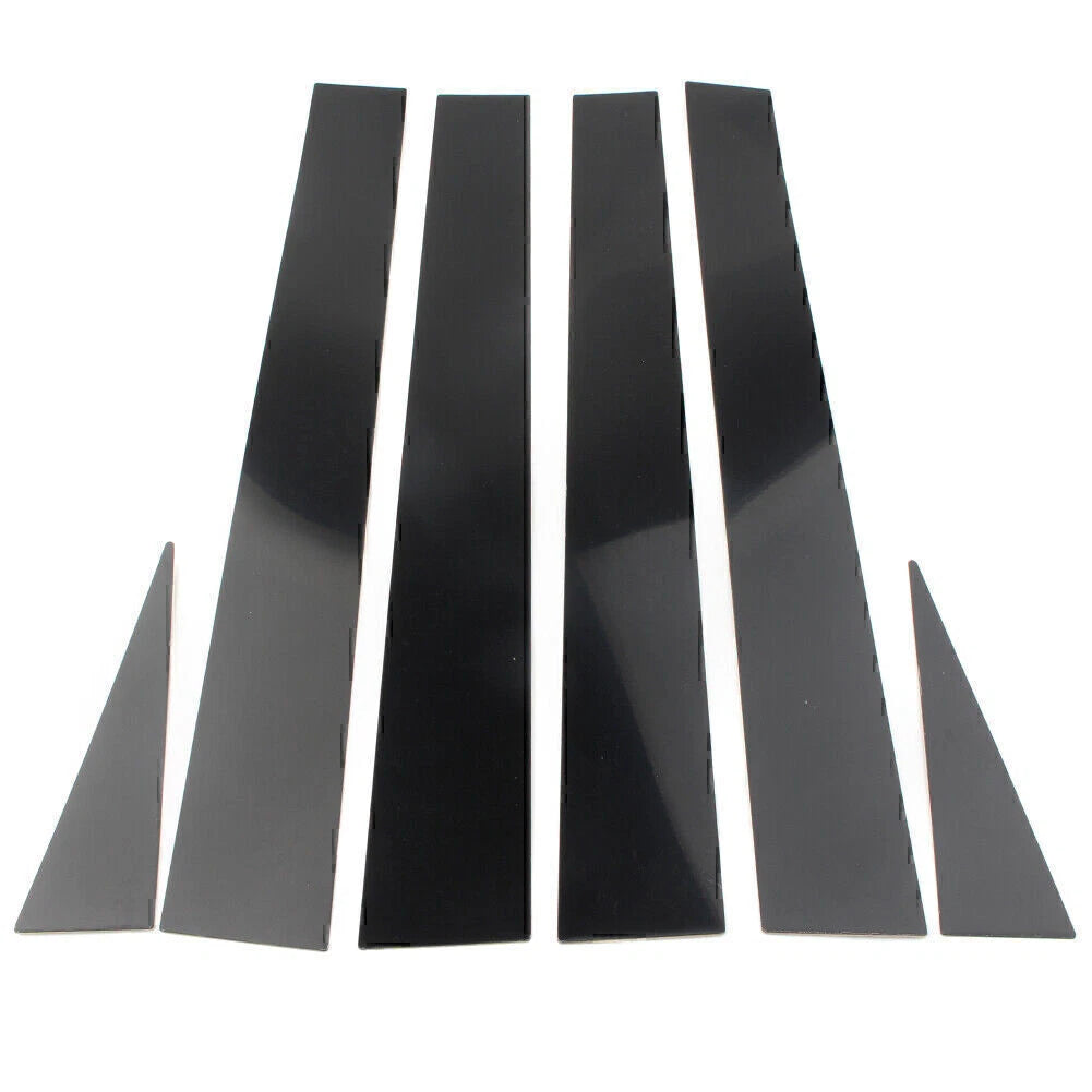 Set of 6 Pillar Posts Door Trim Black Cover Kit for Toyota Sienna (2004–2010)