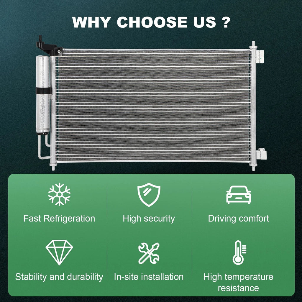 AC Condenser for Nissan Cube Versa (2007–2014)