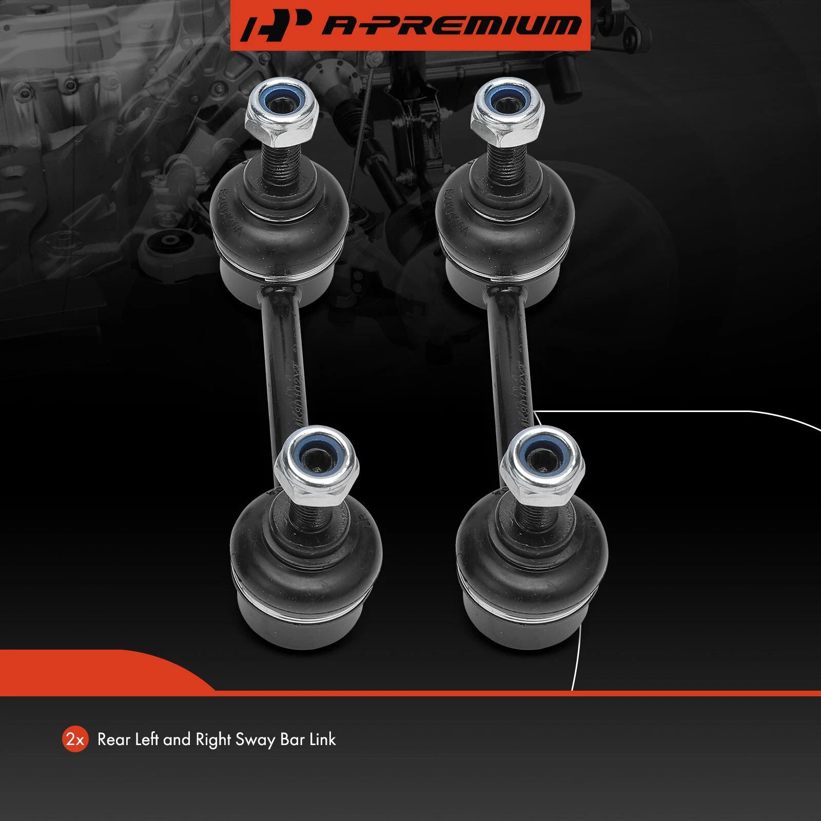 2X Rear Sway Bar Link for Ford Mustang (1999-2004)
