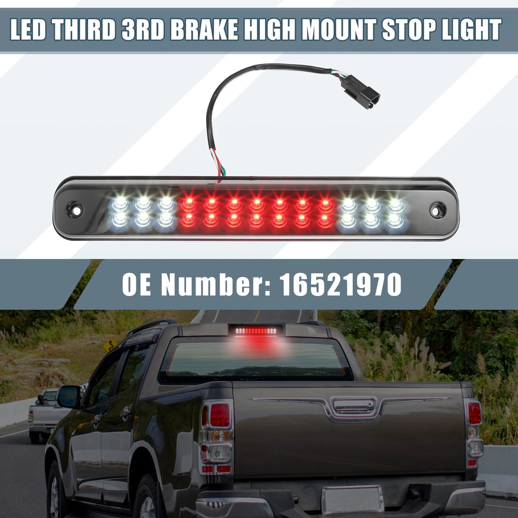 High Mount Stop Light for Chevy Silverado (1994–1998) Black Housing Smoked Lens
