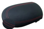 Center Console Armrest Cover for Nissan 370Z (2008–2019) Red Stitch
