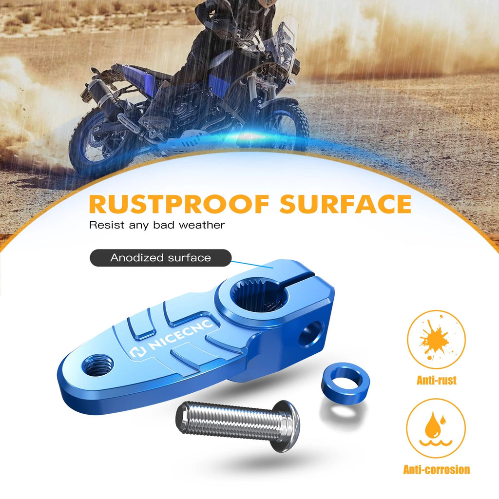 CNC Rearset Footpeg Gear Shift Arm for Yamaha Tenere 700 (2019–2024)