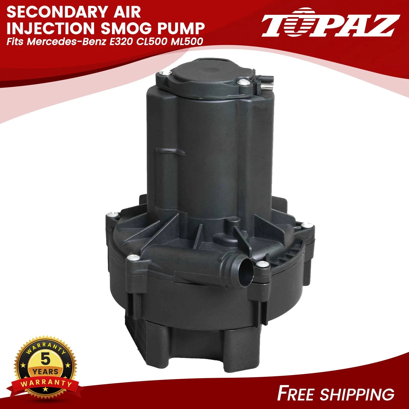 Secondary Air Injection Smog Pump for Mercedes-Benz E320 CL500 ML500 (1996–2002)