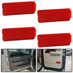 Set of 2 Red Reflector Panels for Ford F250 F350 Super Duty (1999–2007)
