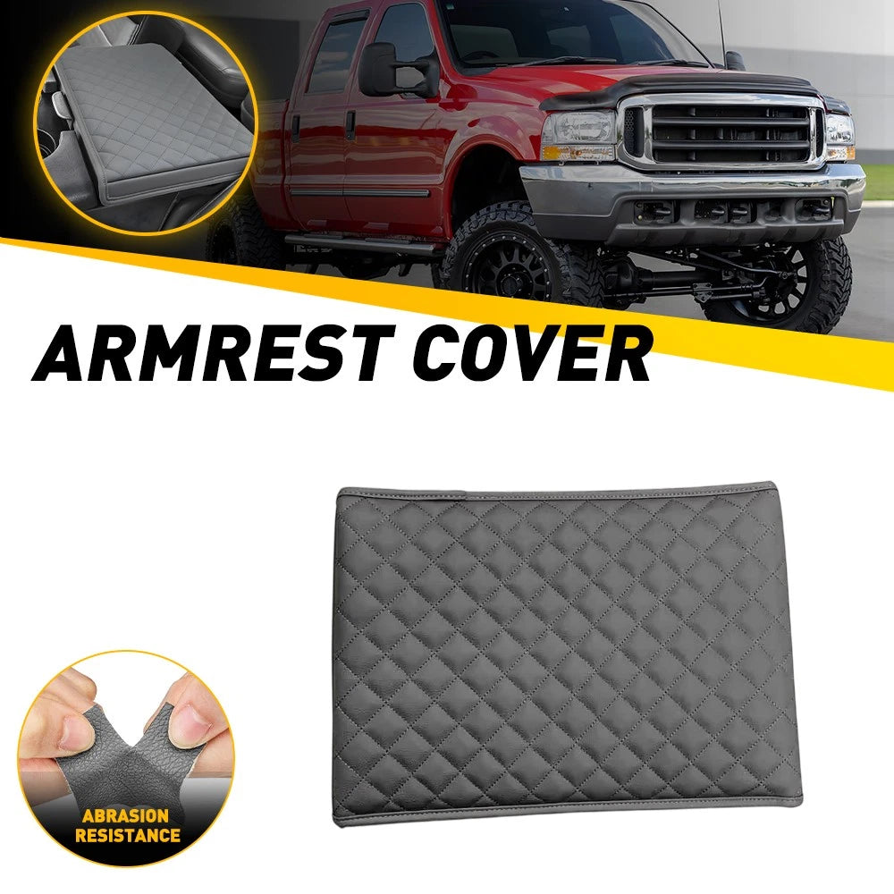 Replacement Console Lid Armrest Cover for Ford F250 (1999–2010) Gray EV