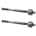 Set of 2 Front Inner Steering Tie Rod Ends for Mazda 2 (2011)