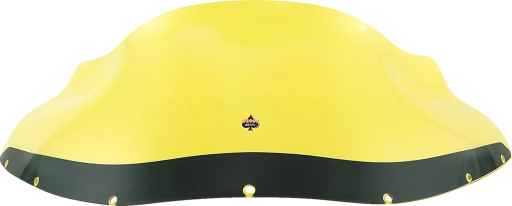 Klock Werks 9" Kolor Flare Windshield for FXRP (KWW-02-0609) - Yellow Ice