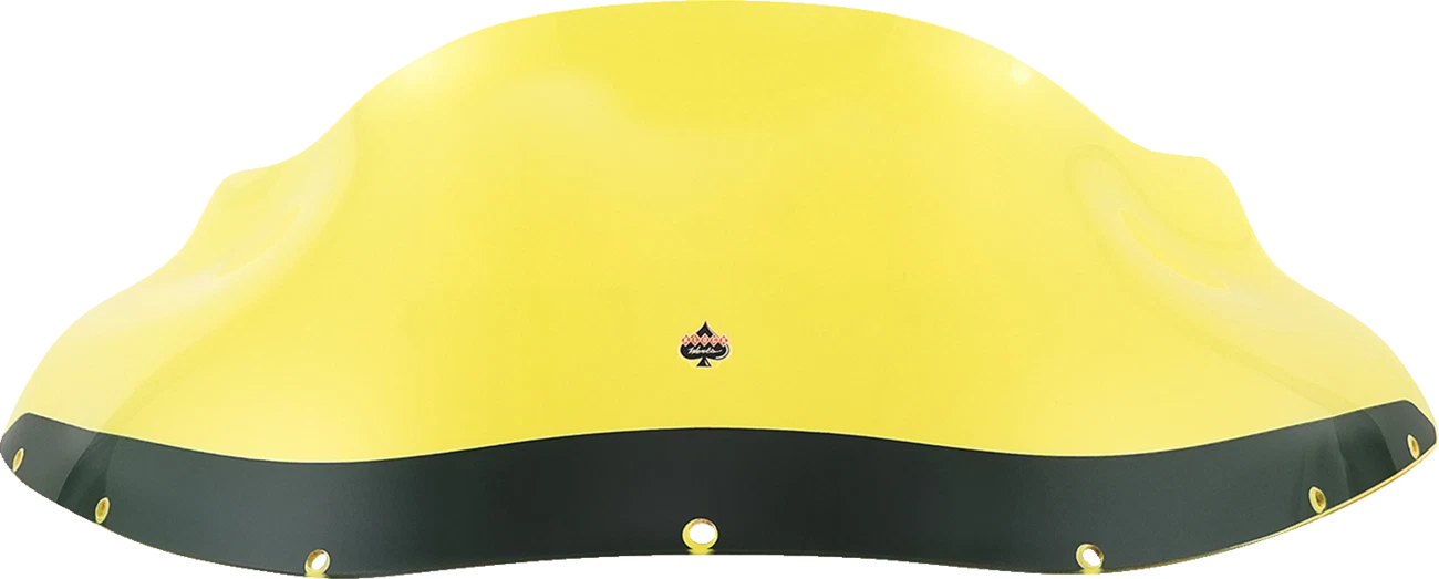 Klock Werks 9" Kolor Flare Windshield for FXRP (KWW-02-0609) - Yellow Ice